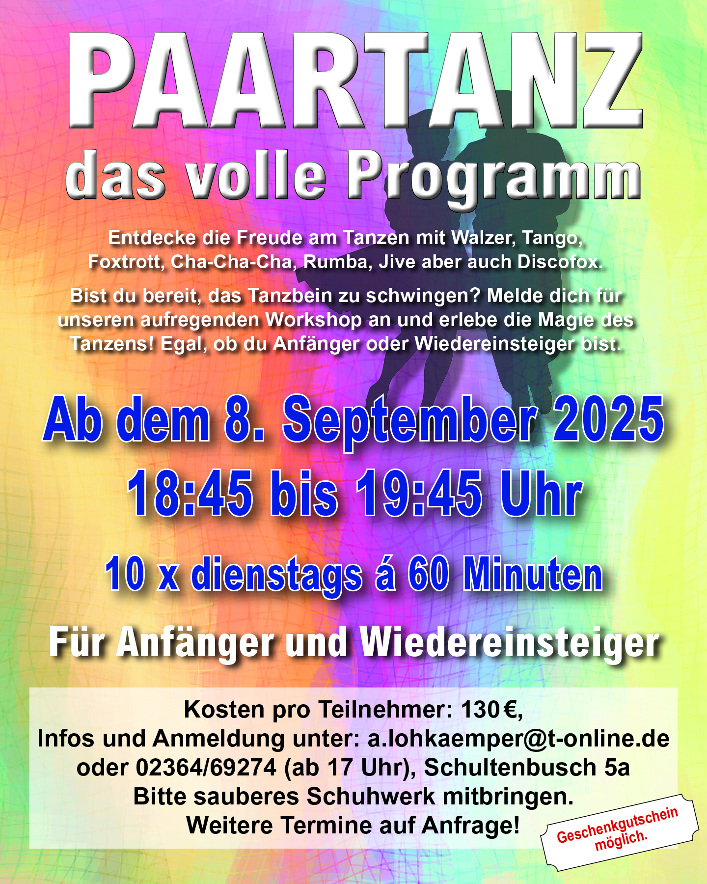 Paartanz Plakat