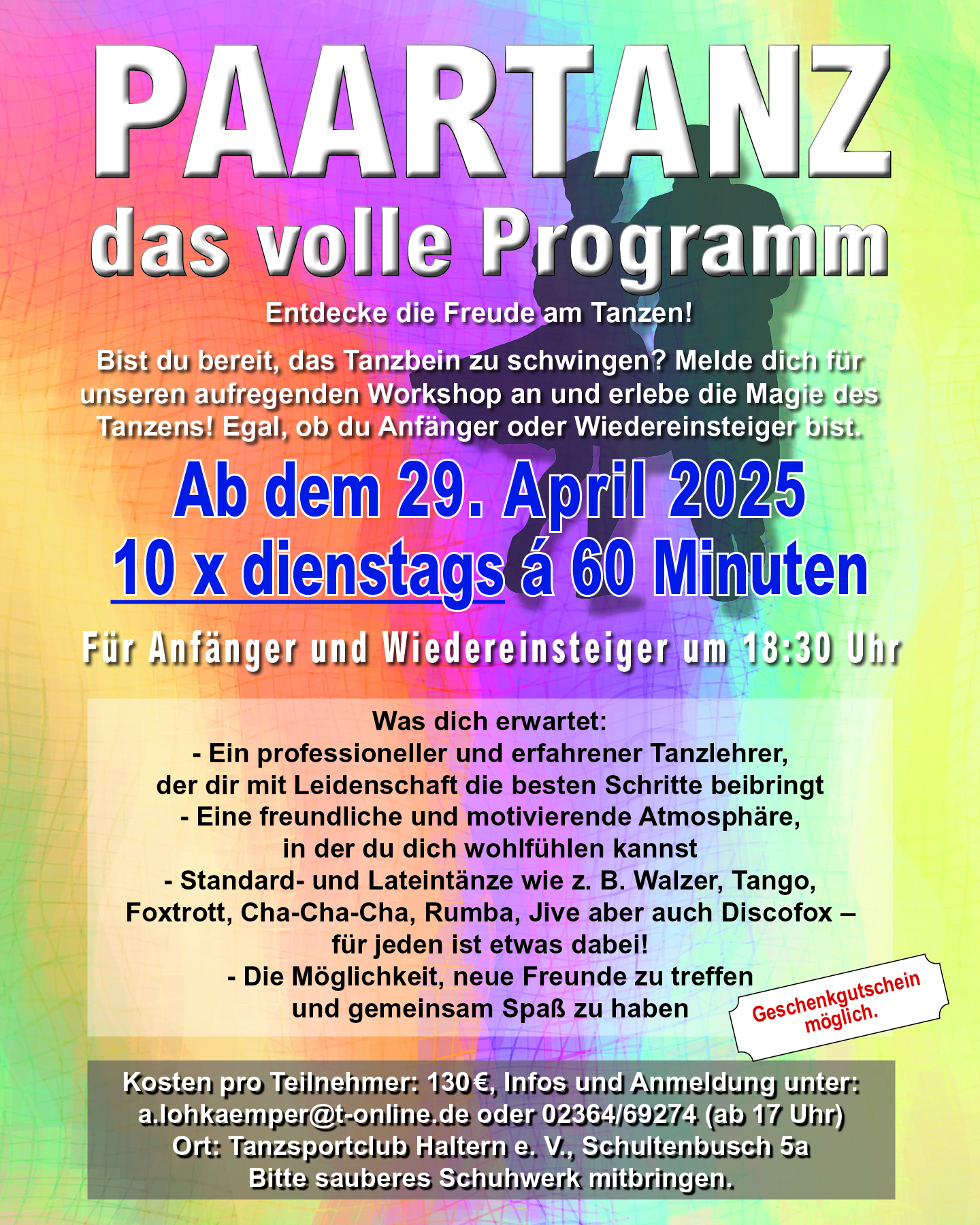 Paartanz Plakat