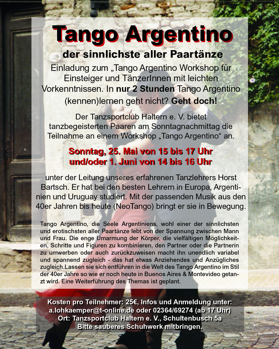 Tango Argentino Plakat